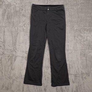 Lucy pants bootcut fleece activewear women's 2 dark gray drawstring waist‎